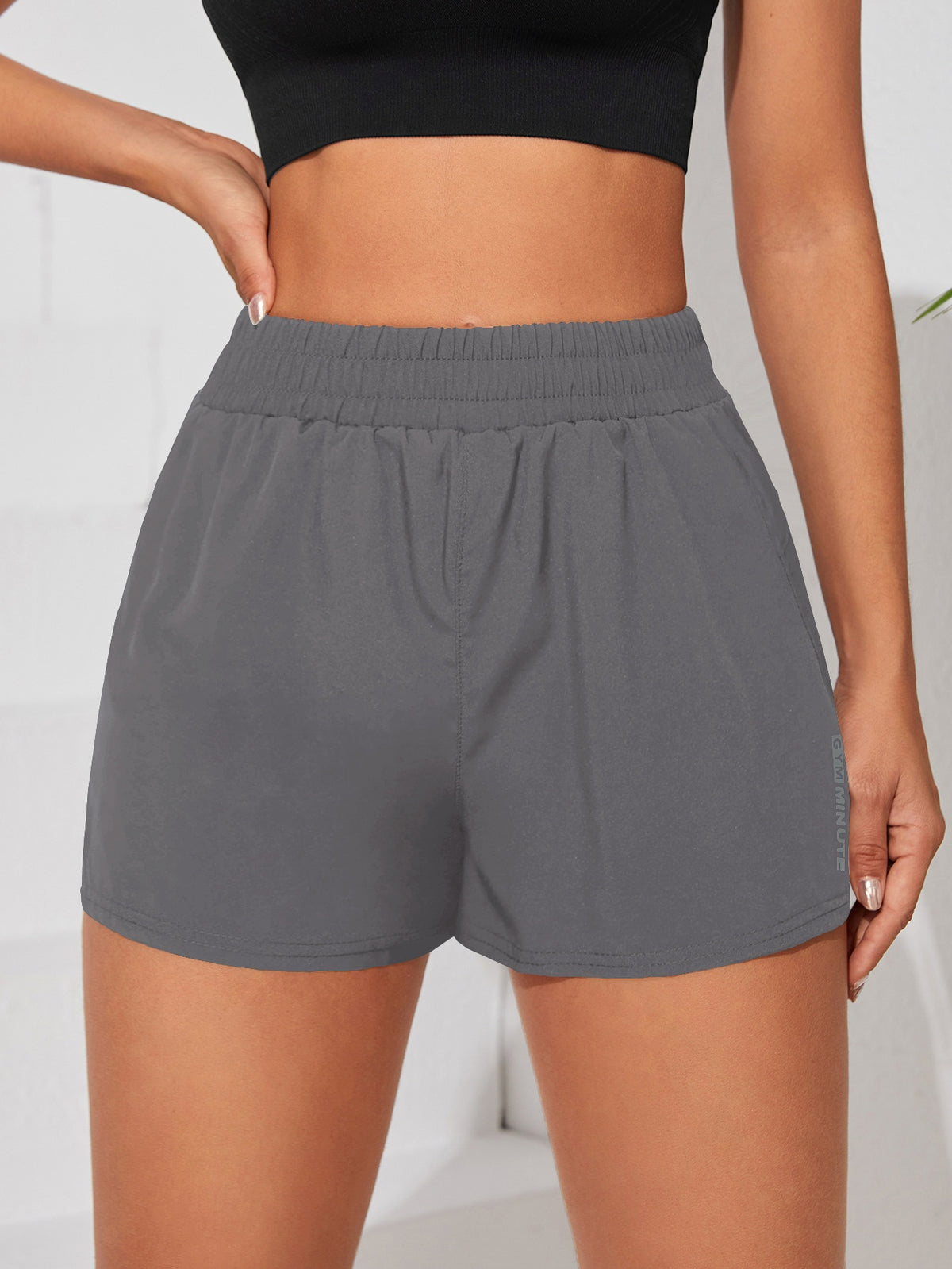 Casual Sporty Shorts - Grey