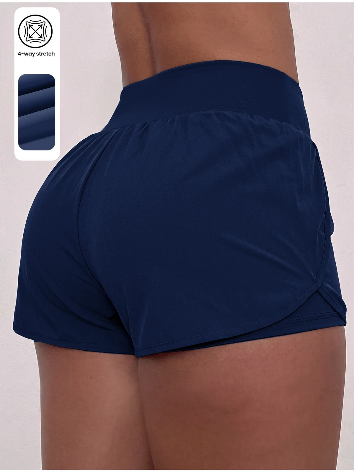Pocket 2-in-1 Anti-Peek Sport Skort - Navy