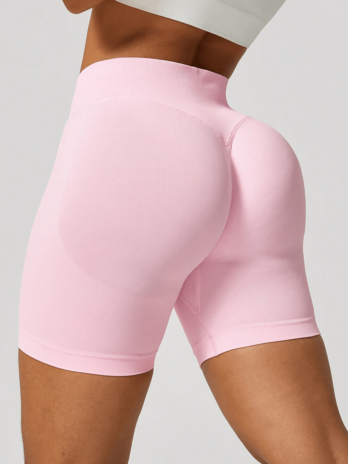2 Pack Ribbed Shorts & Leggings - Pink