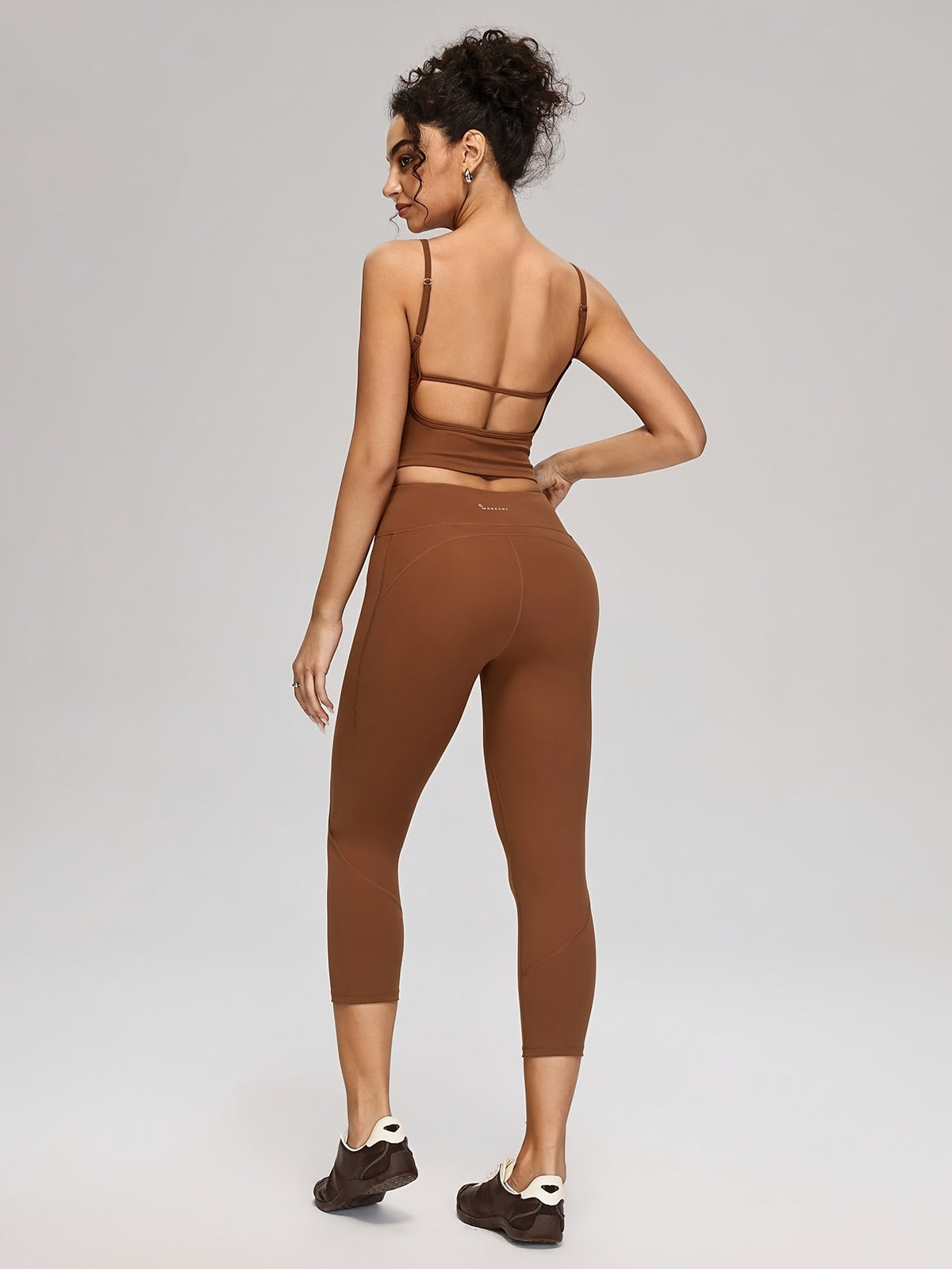 Lightweight Cami & Pants Set - Light Brown