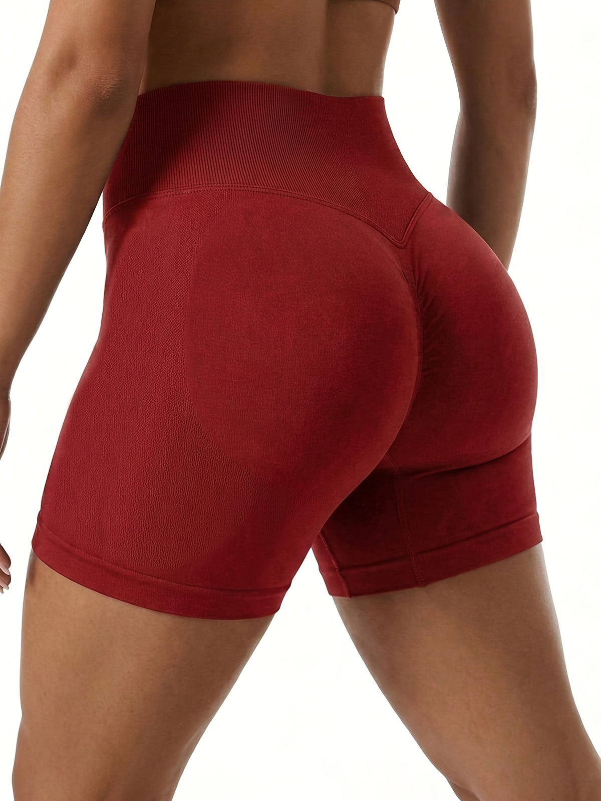 Scrunch Butt Sculpt Shorts - Red