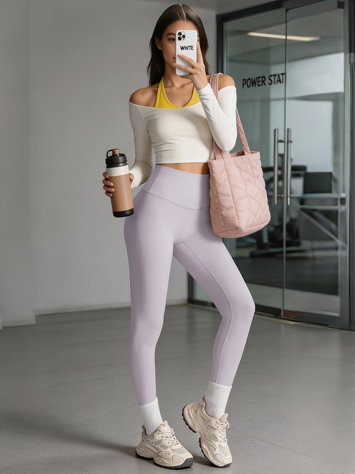 Buttery Soft High Waist Leggings - Lavender
