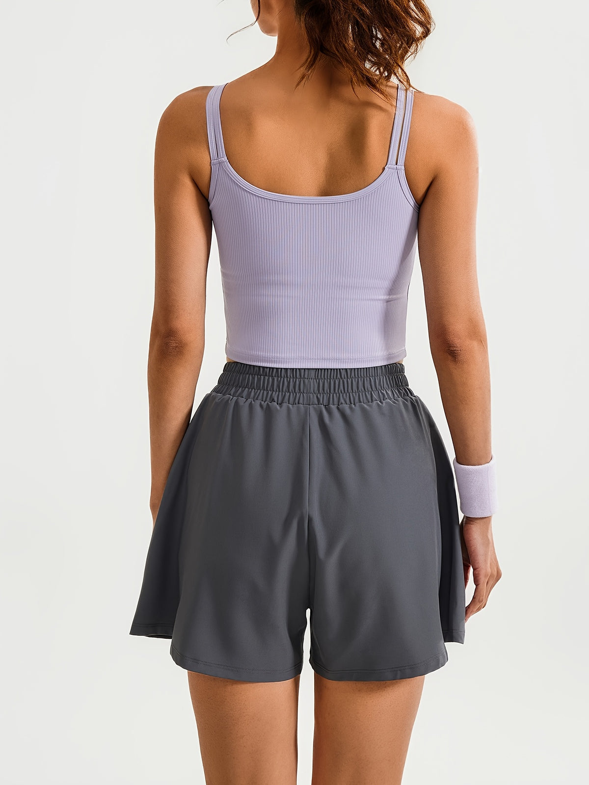 Loose Pocket Running Shorts - Grey