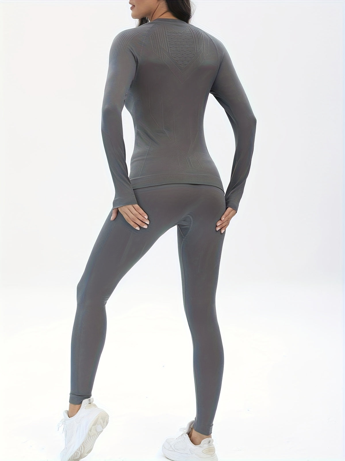 Winter Ski Thermal Base Layer Set - Dark Gray