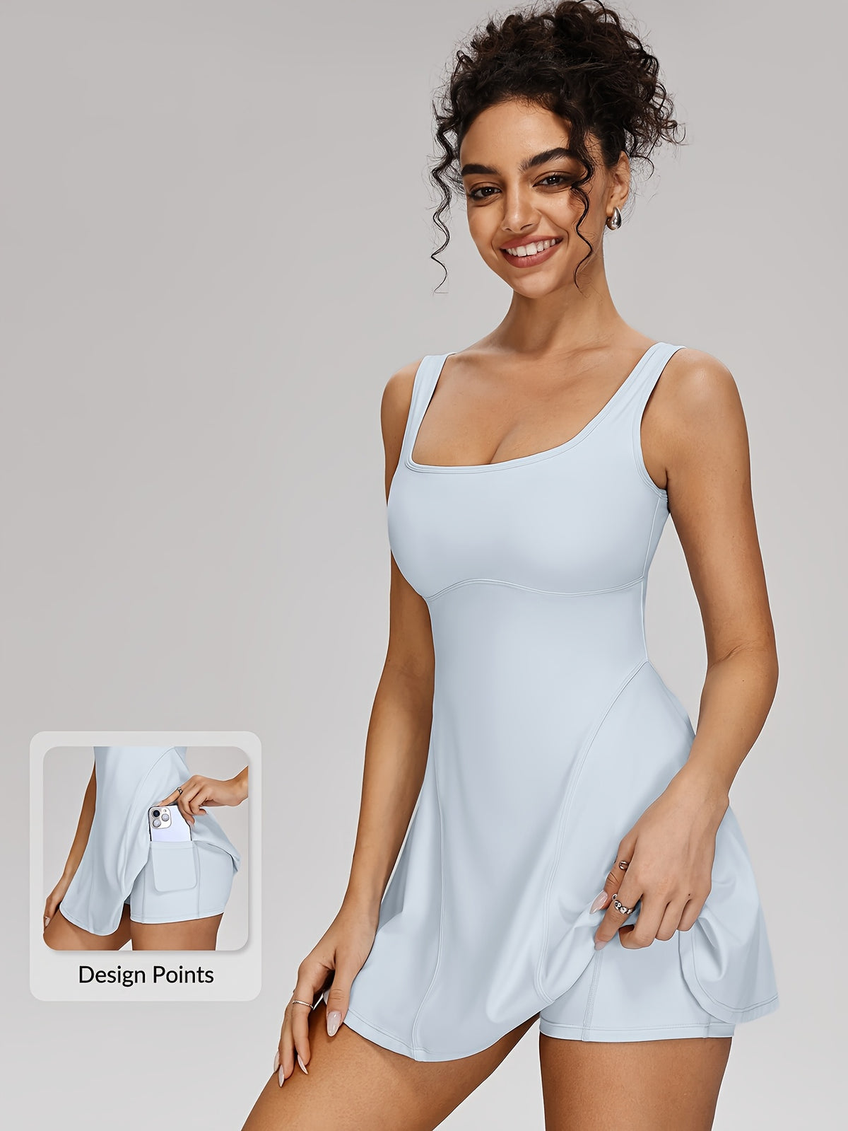 Open Back Sports Dress