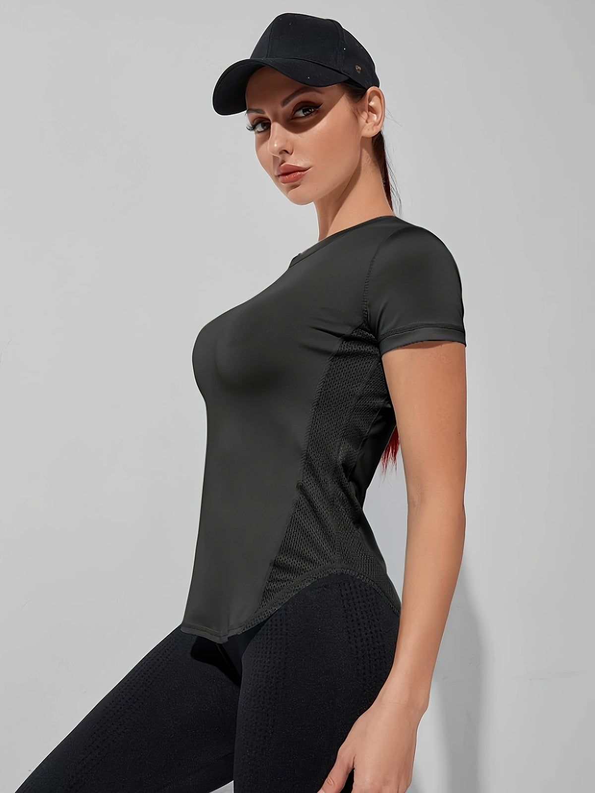 Quick Dry Running Tee - Black