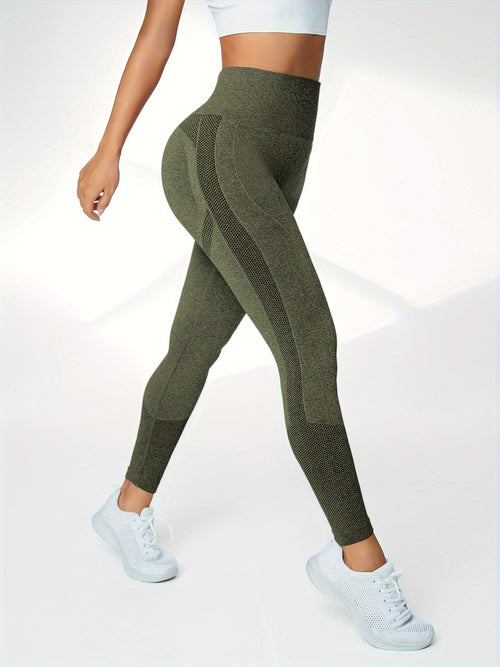 3 Pack High Rise Seamless Leggings - Black+Dark Green+Dark Grey
