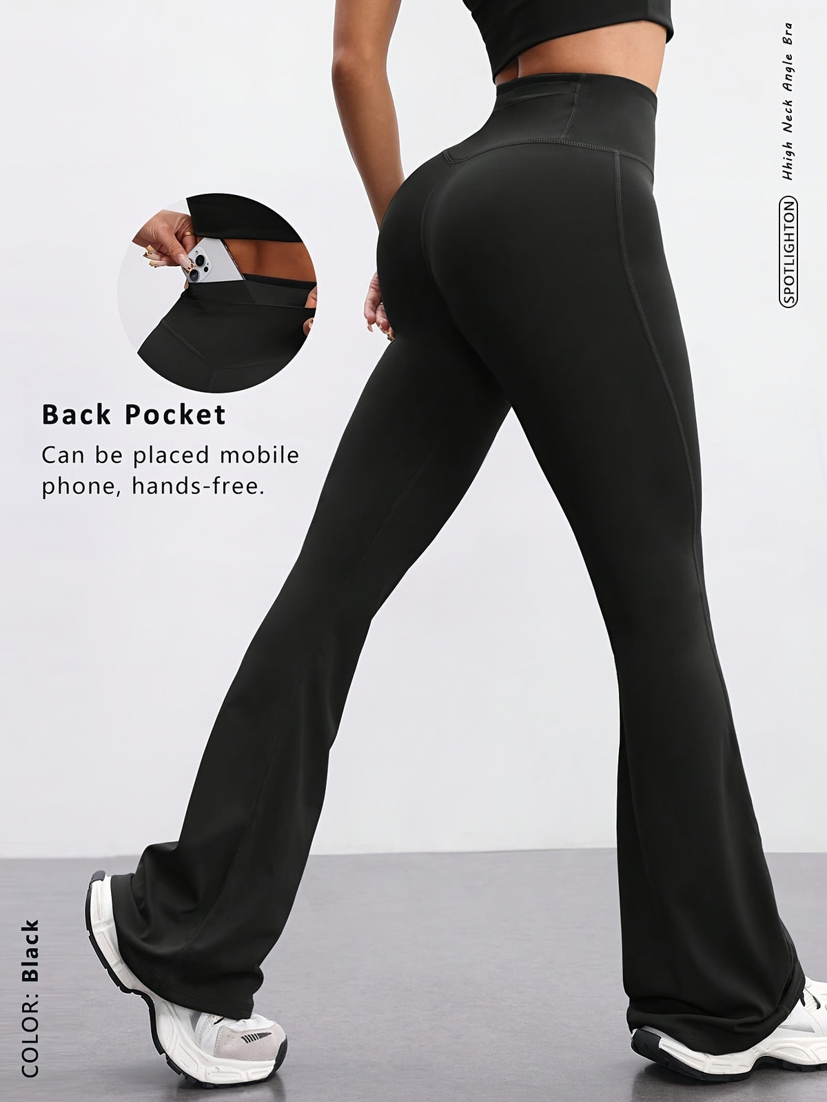 Multi Pocket Lifting Slim Fit Pants - Black