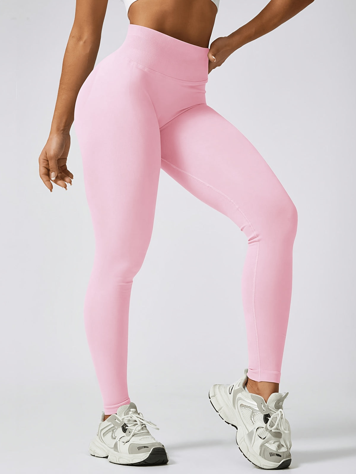 2 Pack Ribbed Shorts & Leggings - Pink