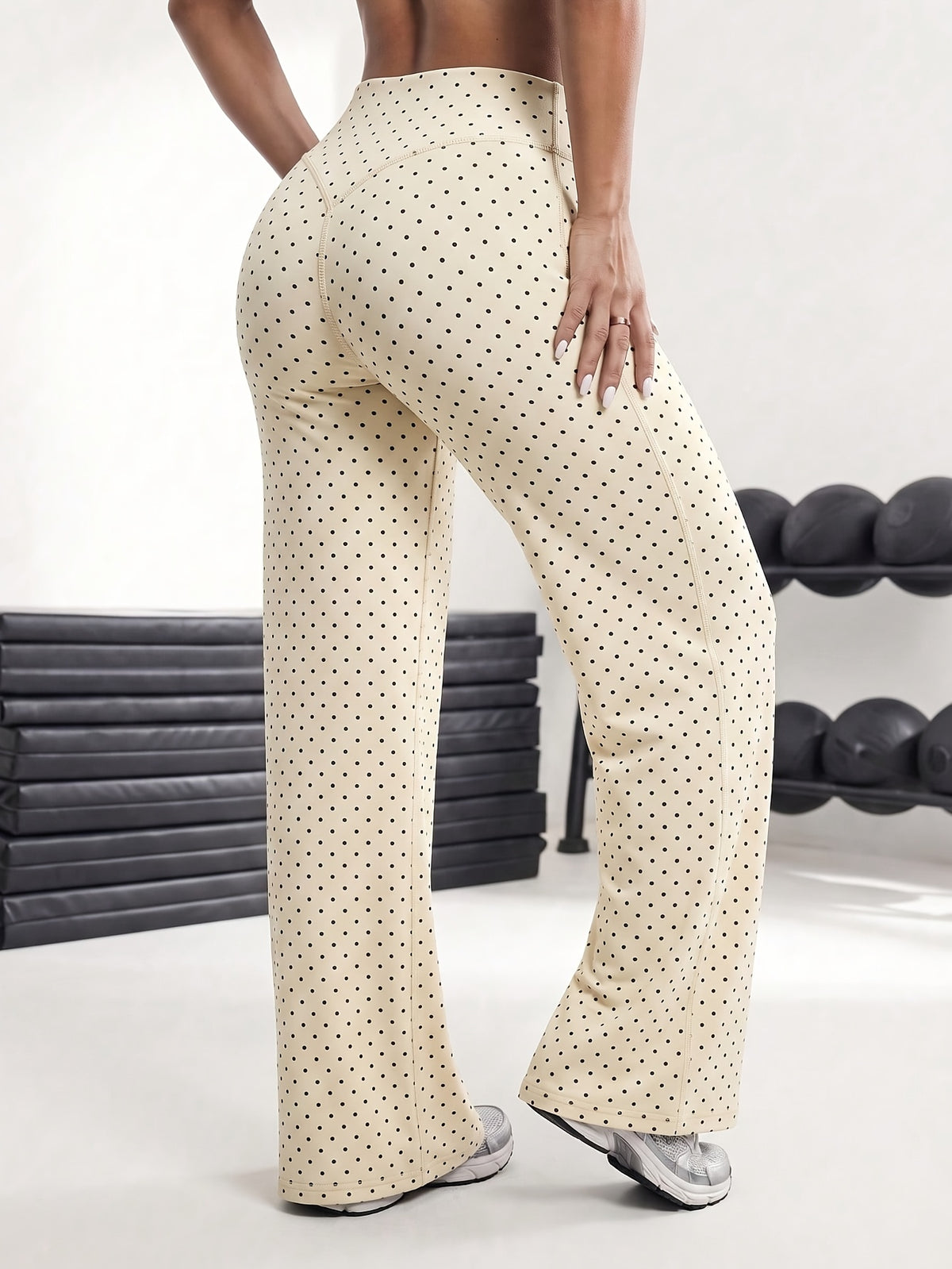Soft Plush Tummy Control Leggings - As Shown