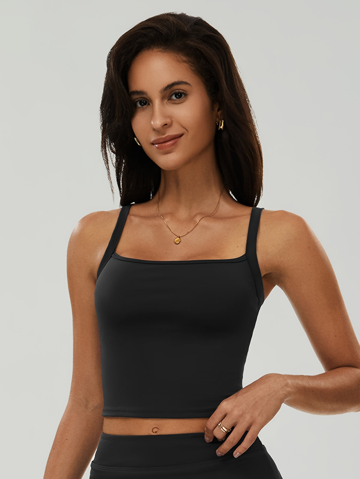 Fitted Everyday Cami - Black