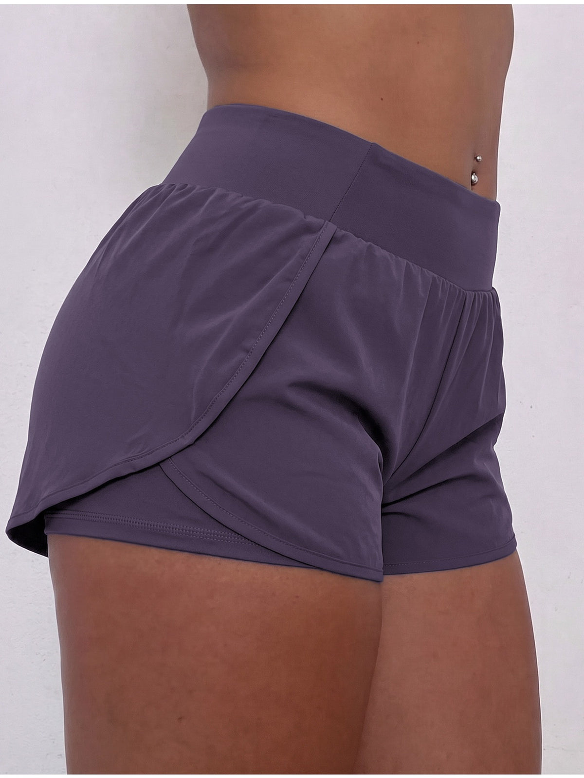 Pocket 2-in-1 Anti-Peek Sport Skort - Deep Purple