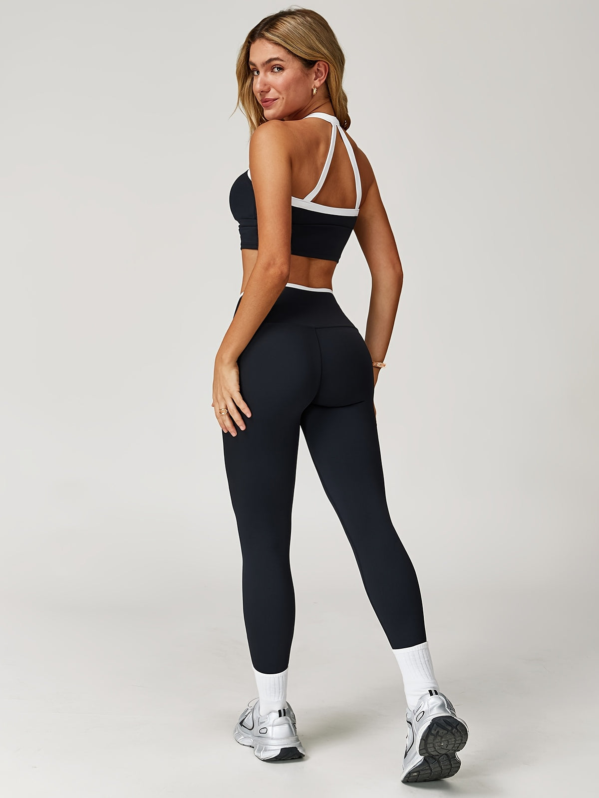 Tank & Fitted Pants Set - Black