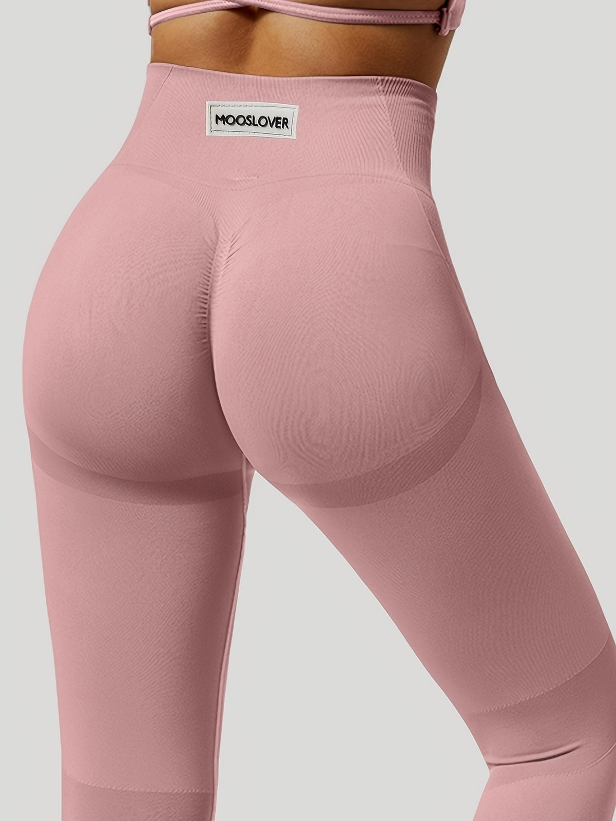 Seamless Butt Lifting Tummy Control Leggings - Hot Pink