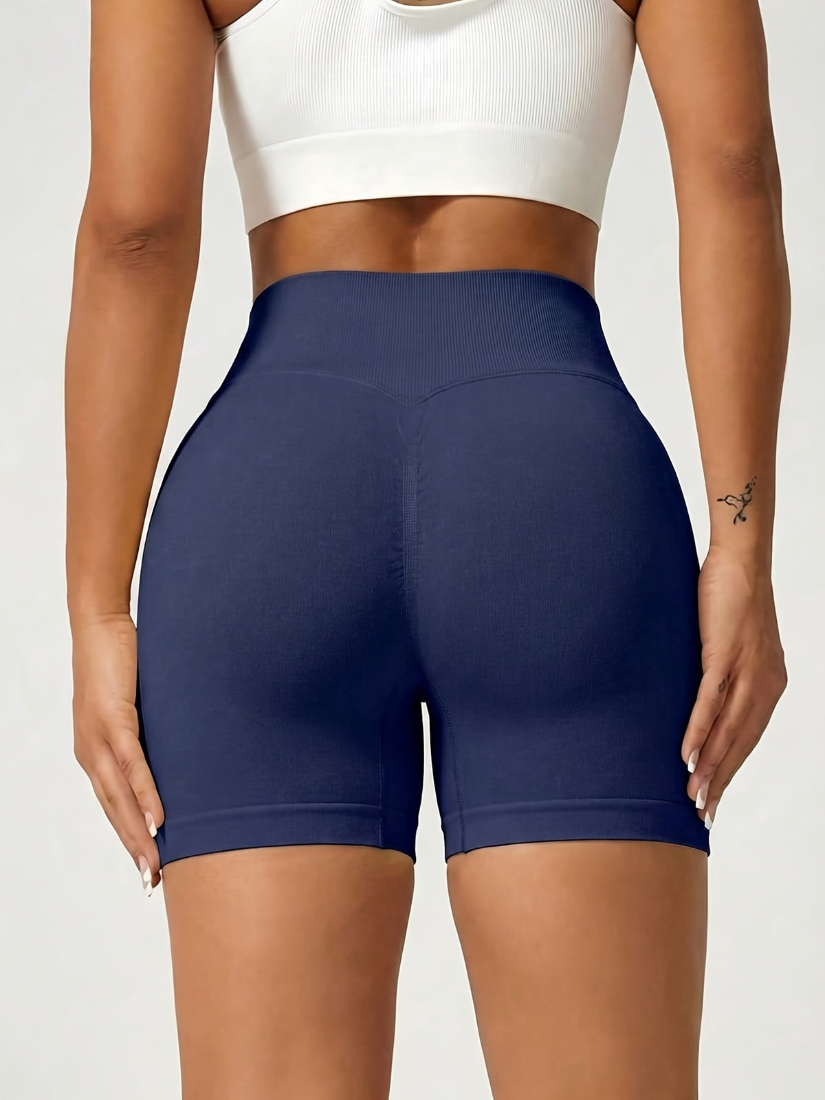 Scrunch Butt Sculpt Shorts - Navy