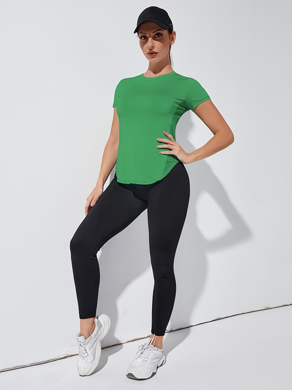 Quick Dry Running Tee - Green