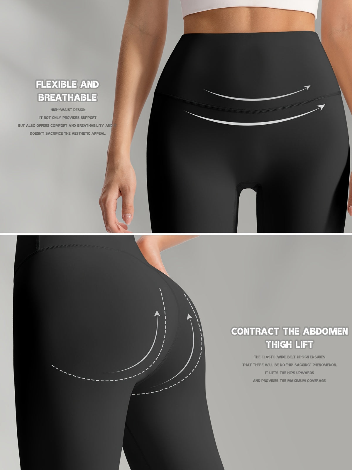 Buttery Soft High Waist Leggings - Black