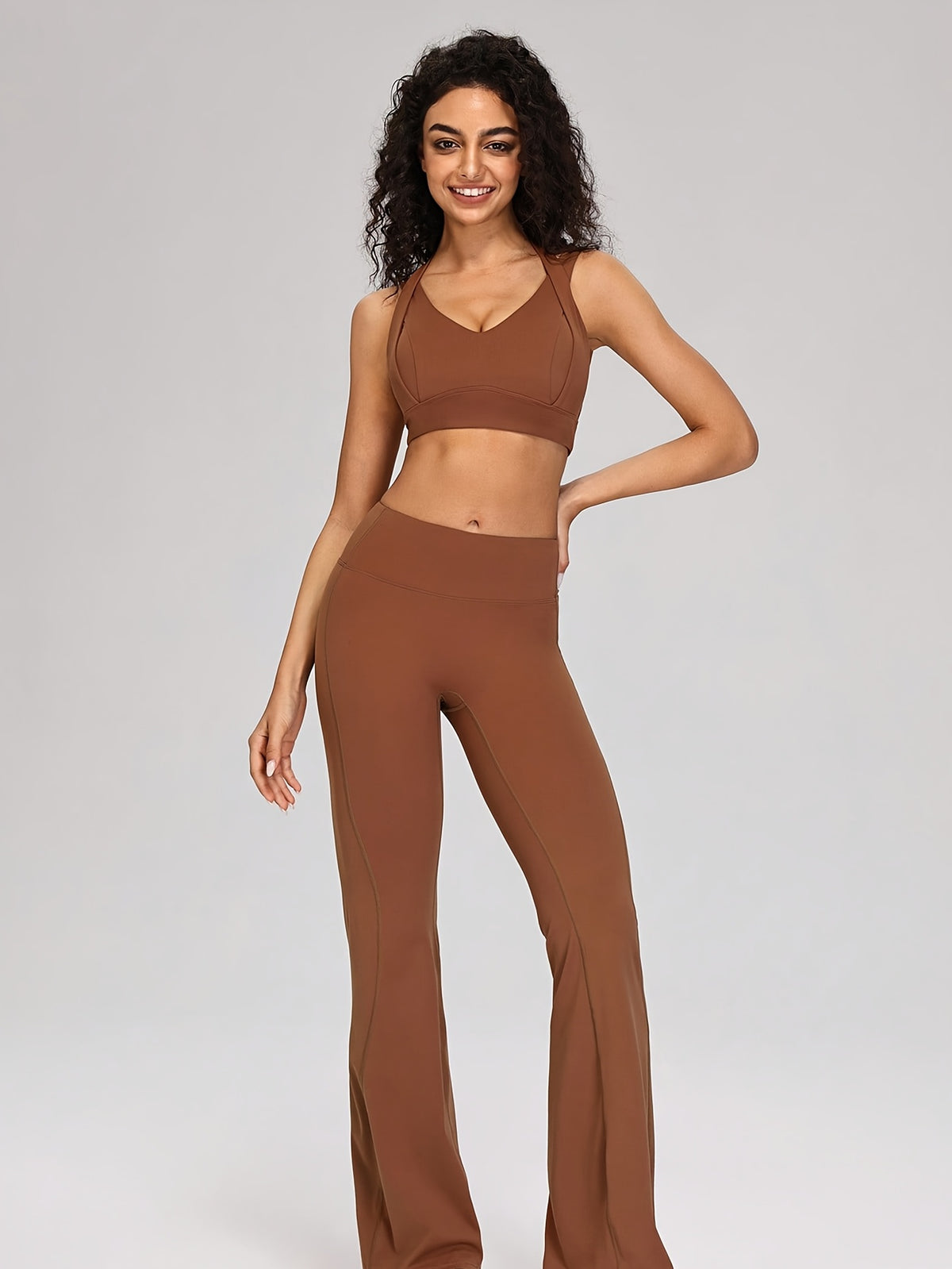 Essential Top & Trousers Set - Rust