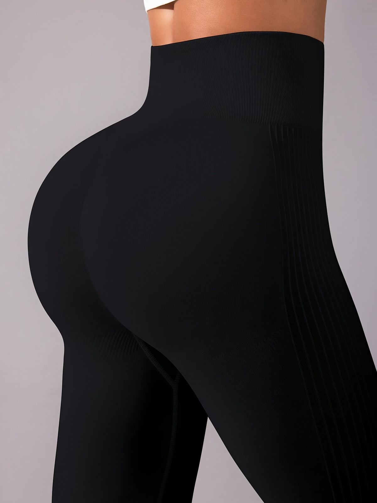 Seamless Sculpt Leggings - Black
