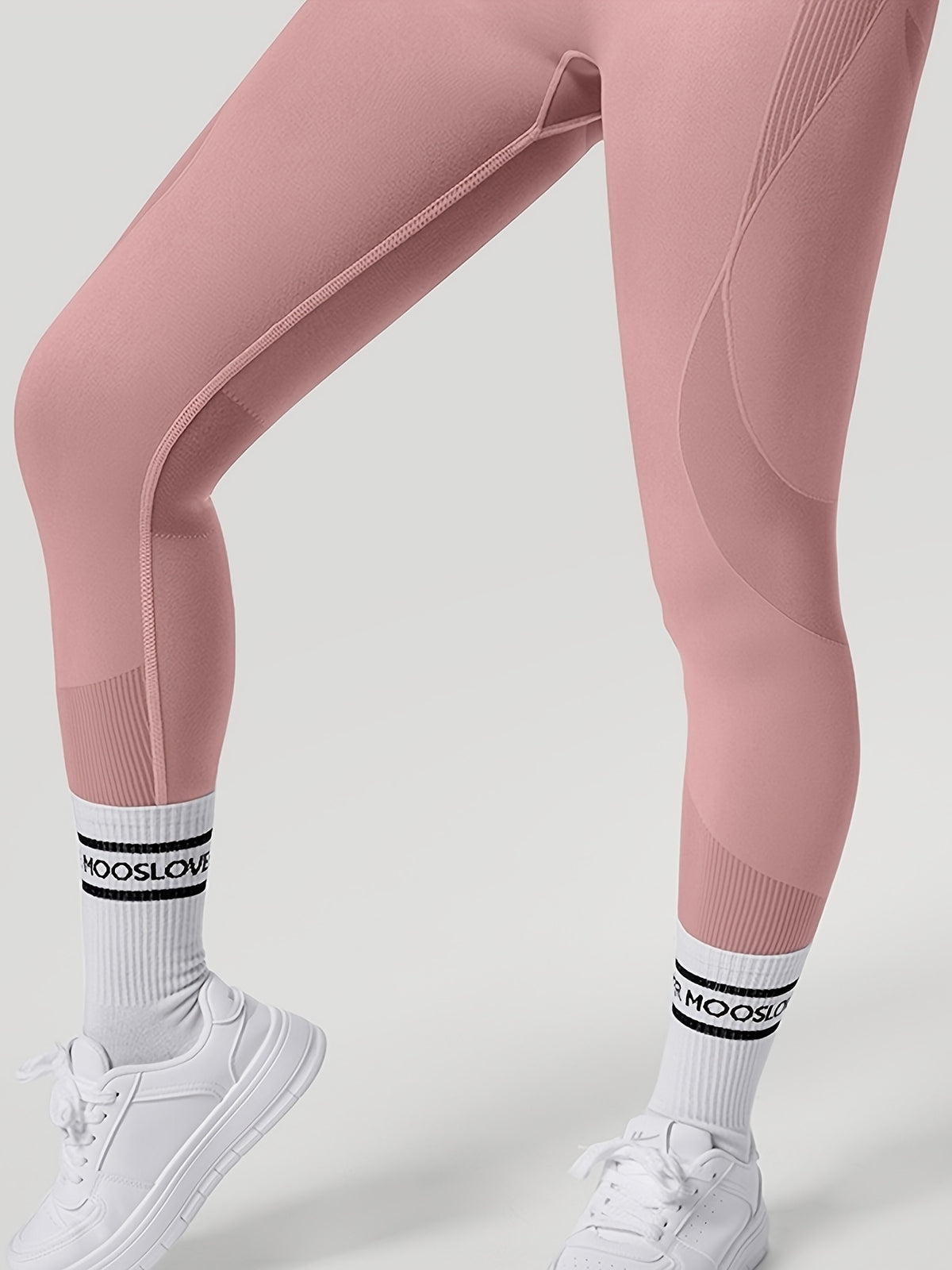 Seamless Butt Lifting Tummy Control Leggings - Hot Pink