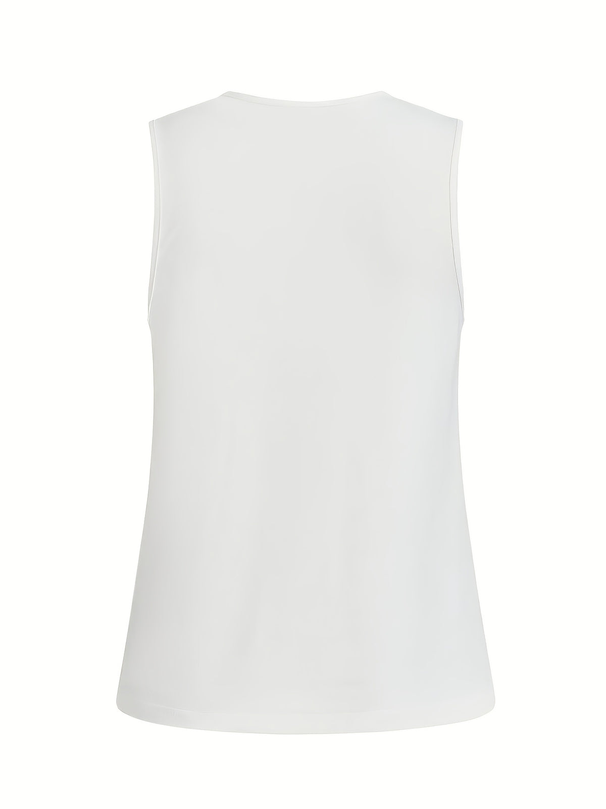 Letter Print Tank, Bra & Shorts 3 Piece Set - White & Grey