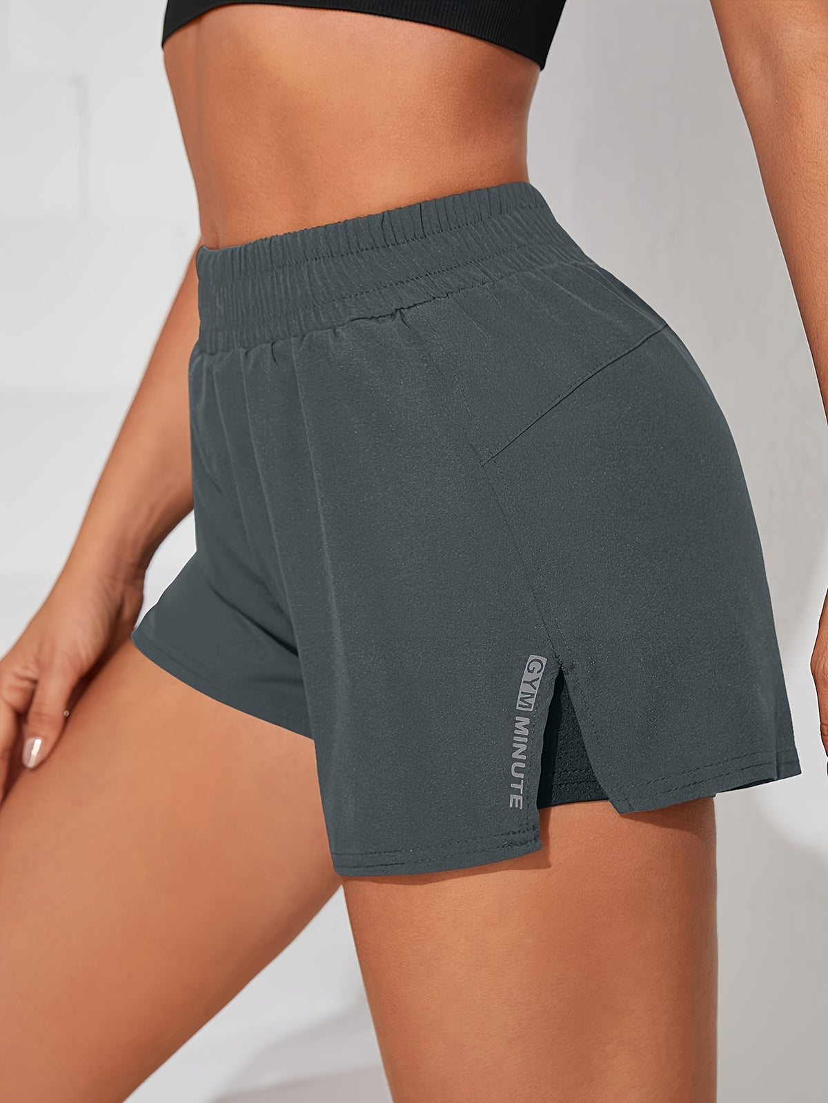 Casual Sporty Shorts - Dark Grey