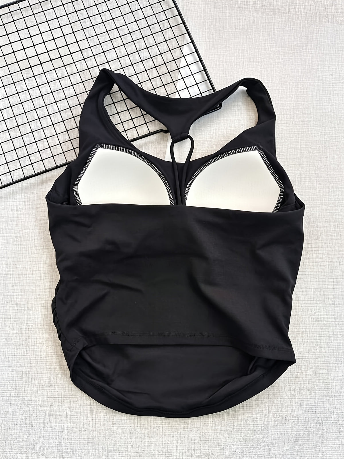 Quick-Dry Yoga Sports Vest Top - Black