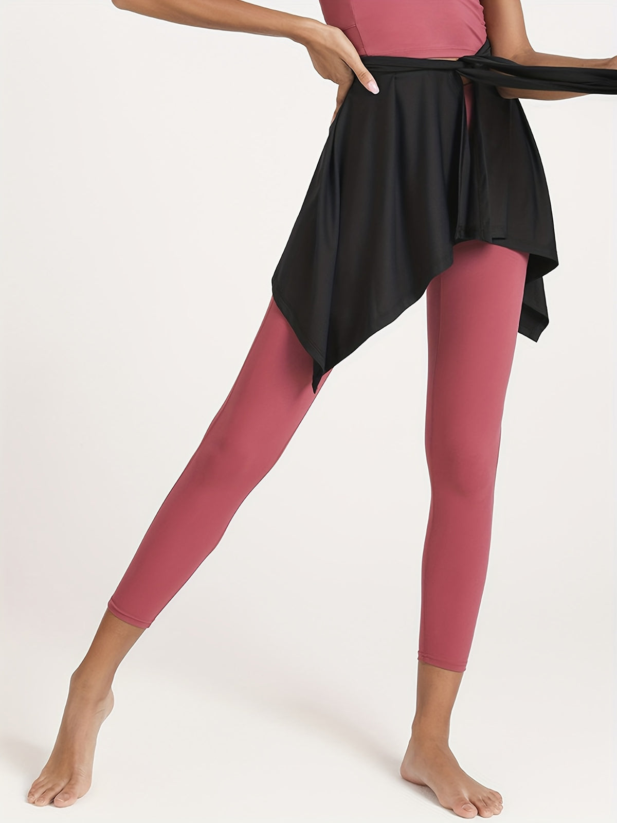 Ballet Wrap Tie Skirt - Black