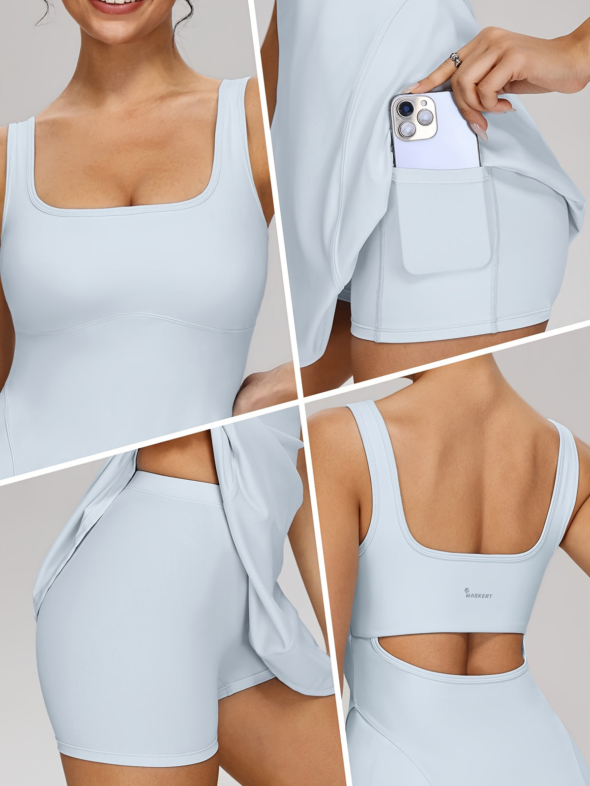 Open Back Sports Dress