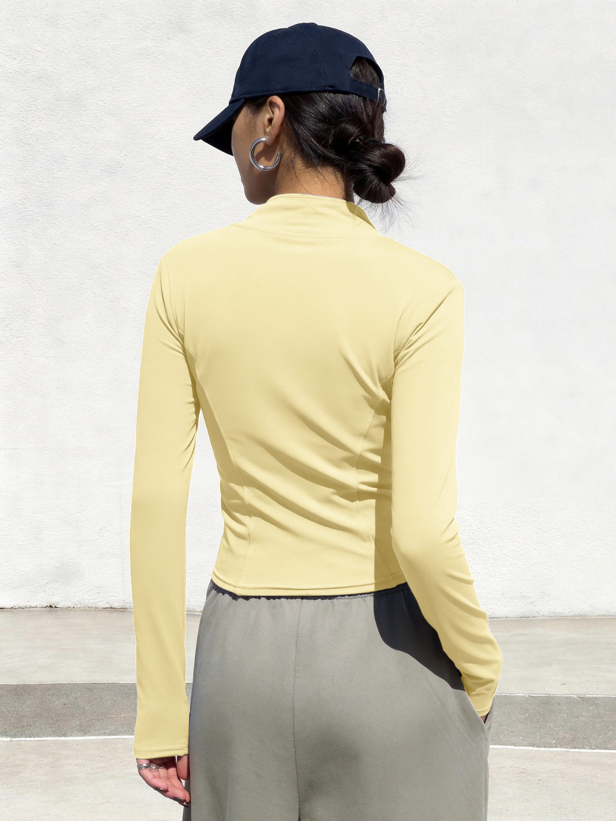 3 Pack Stand Collar Zip Jackets - Coffee, Yellow & Pink