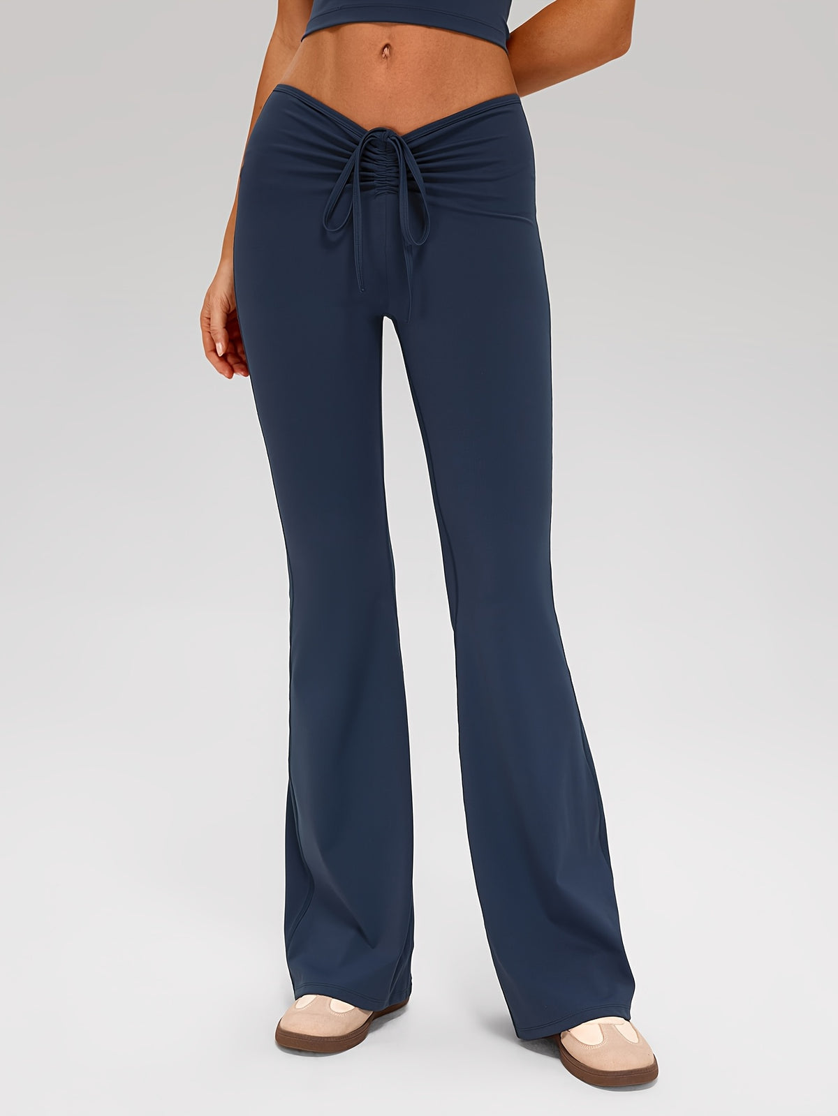 Halter Crop & Tie Waist Flare Set