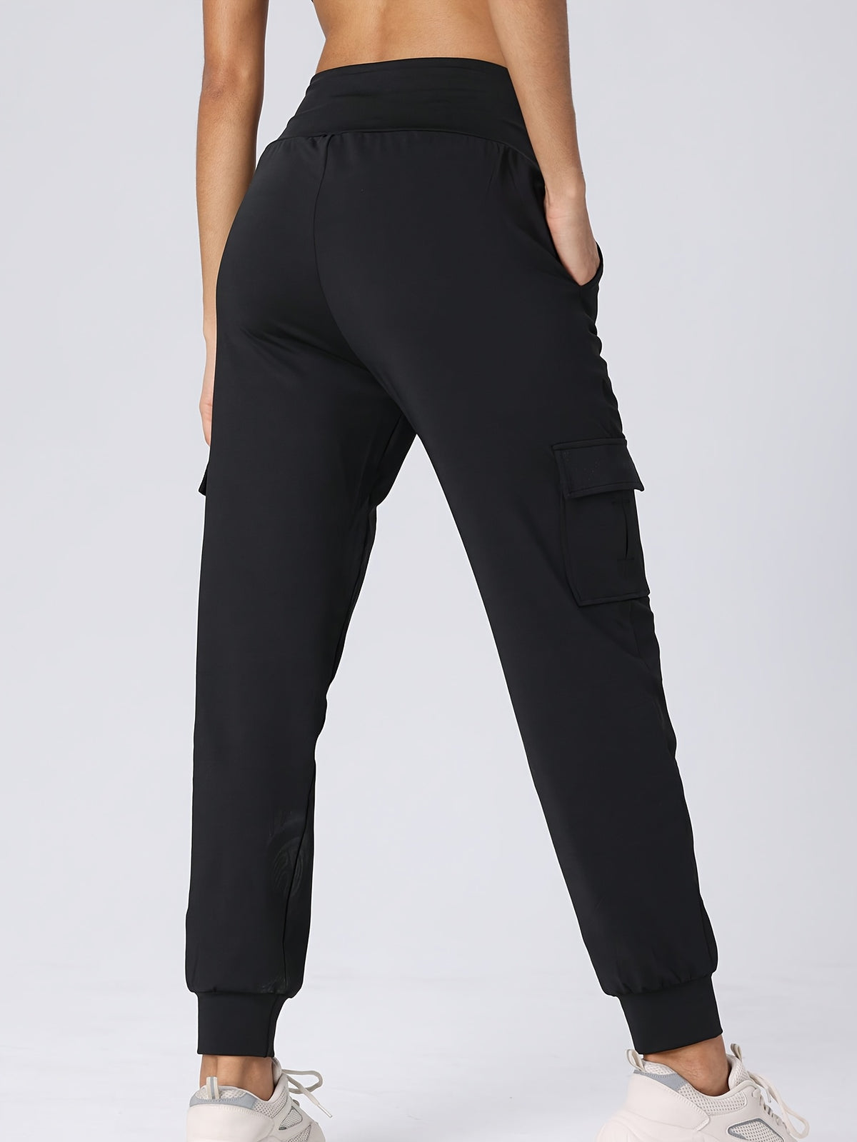 2 Pack Cargo Joggers With 4 Pockets - Black