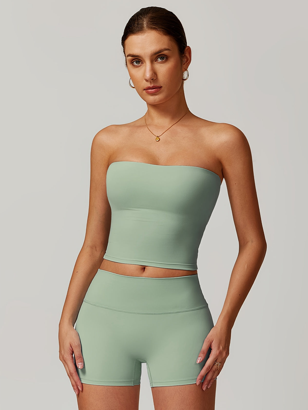 High Stretch Vest Set - Matcha