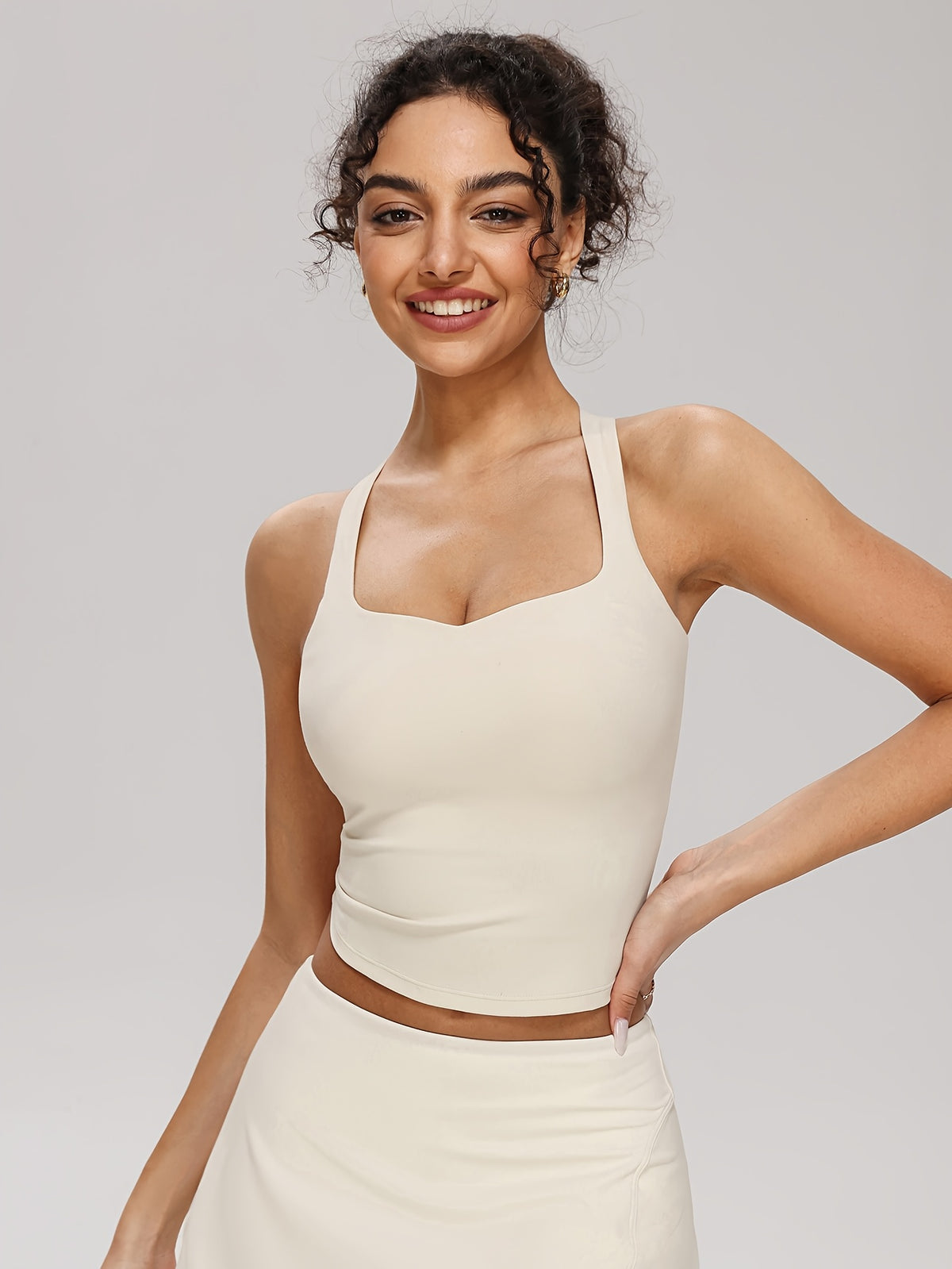 Lightweight Sports Vest - Apricot