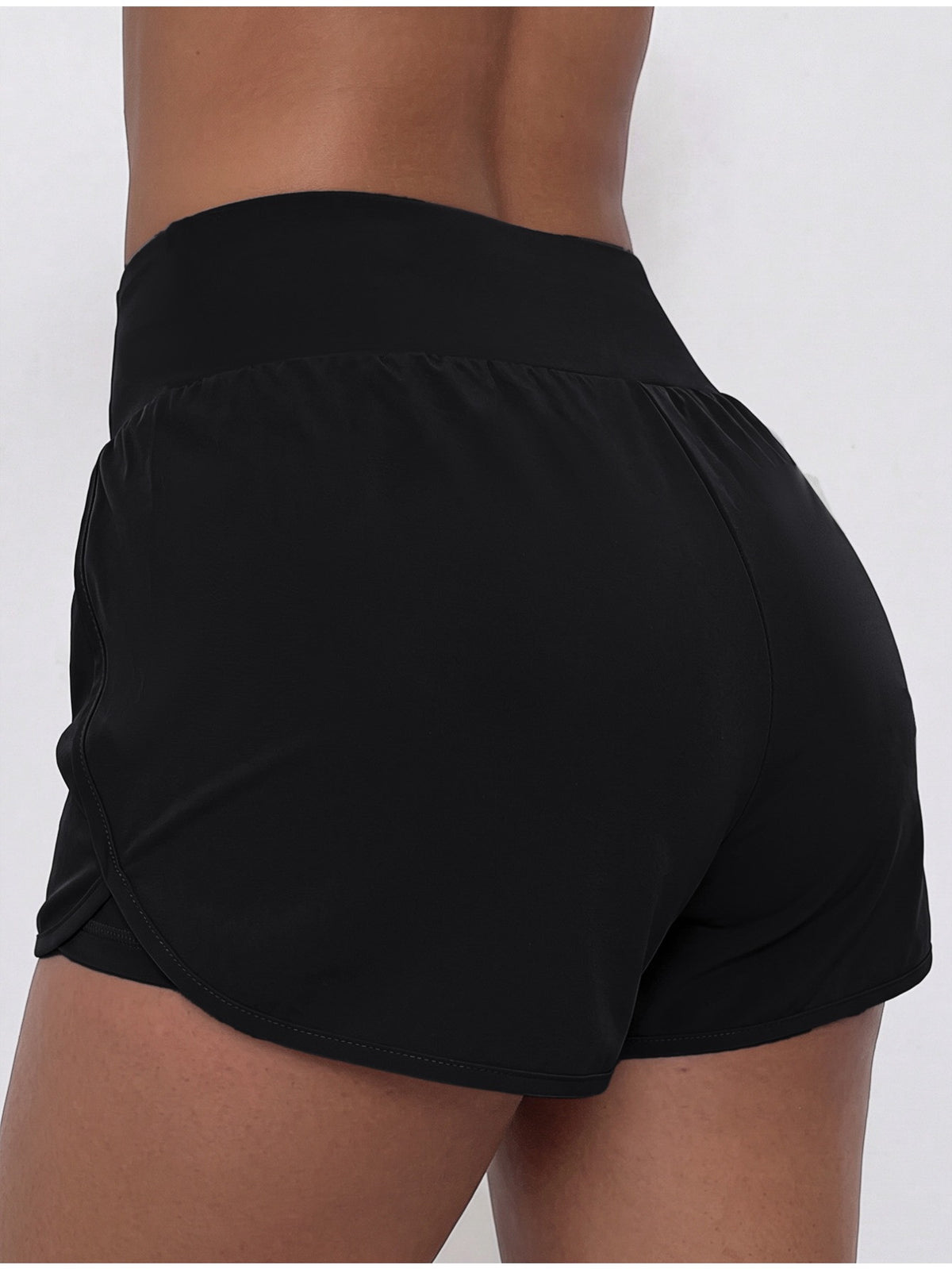 Pocket 2-in-1 Anti-Peek Sport Skort - Black