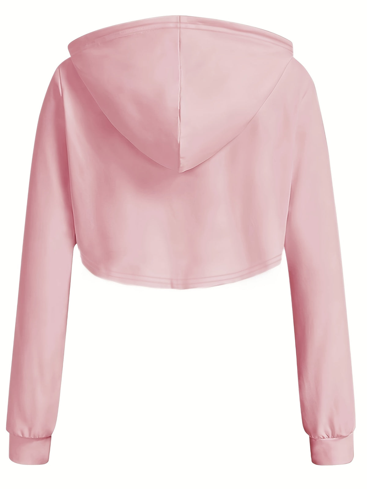 3 Piece Hooded Top, Bra & Leggings Set - Pink & Black