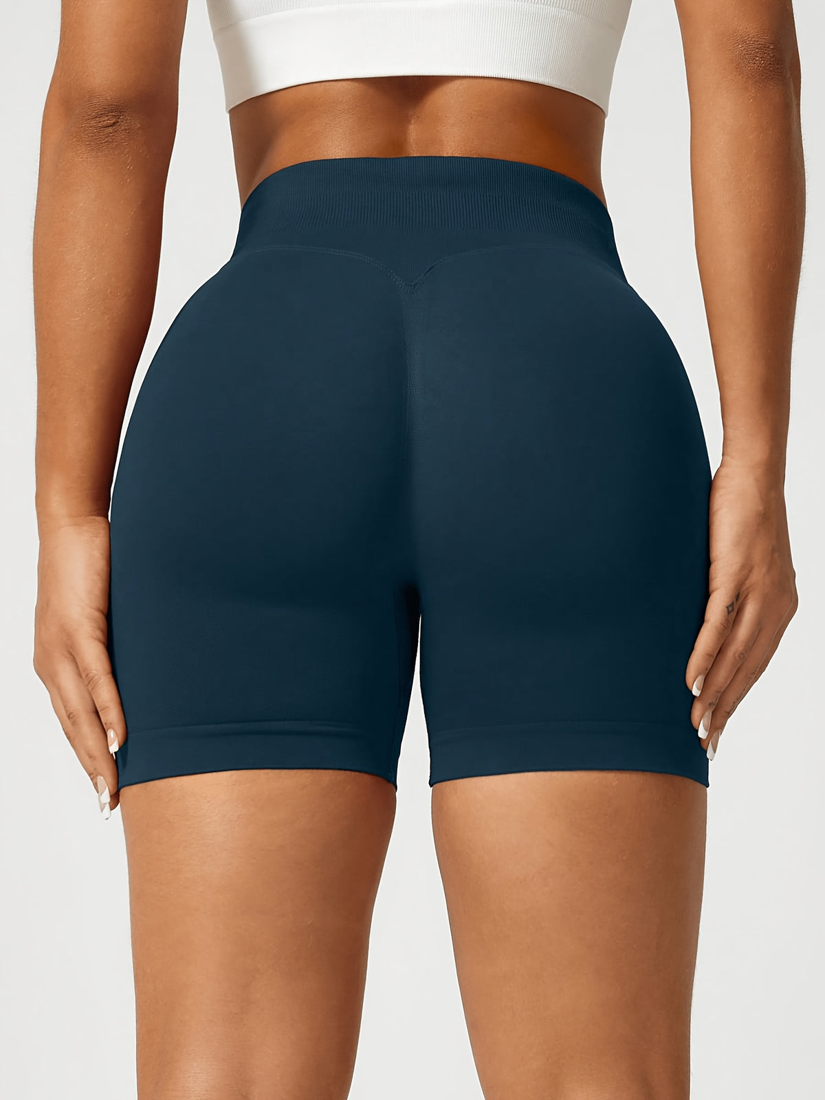 2 Pack Ribbed Shorts & Leggings - Navy