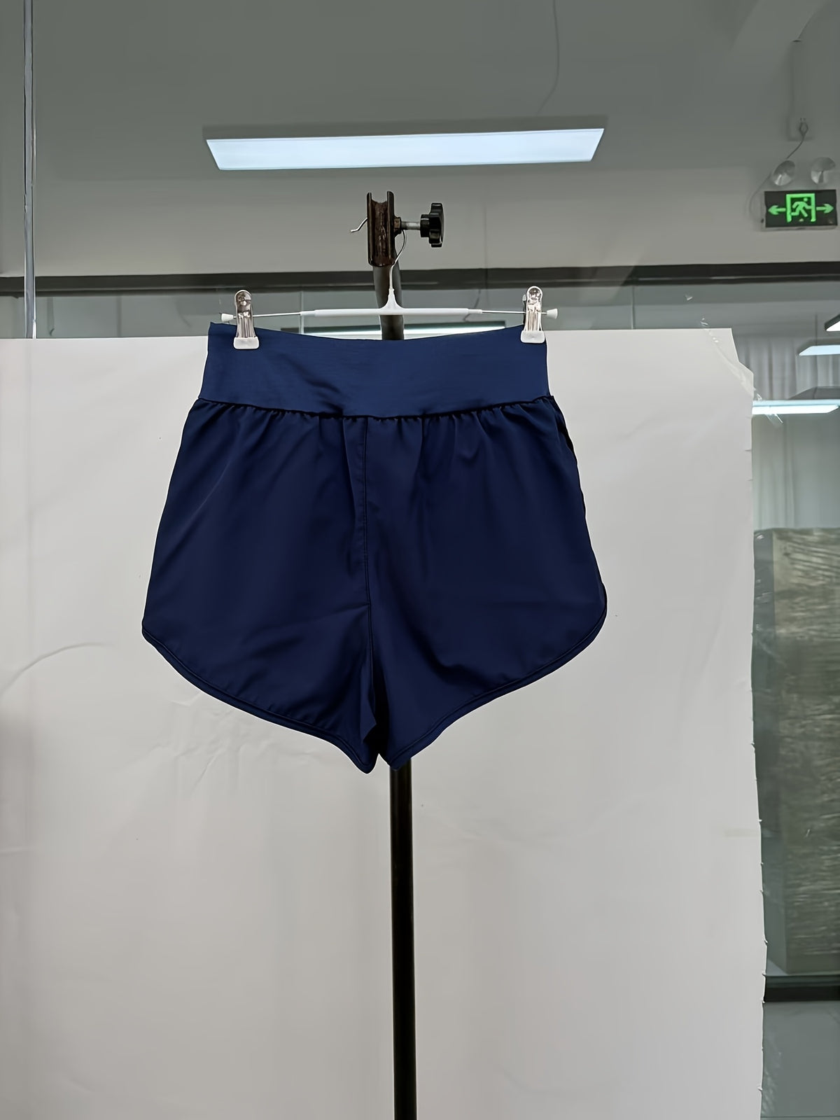 Loose Fit Yoga Shorts - Navy