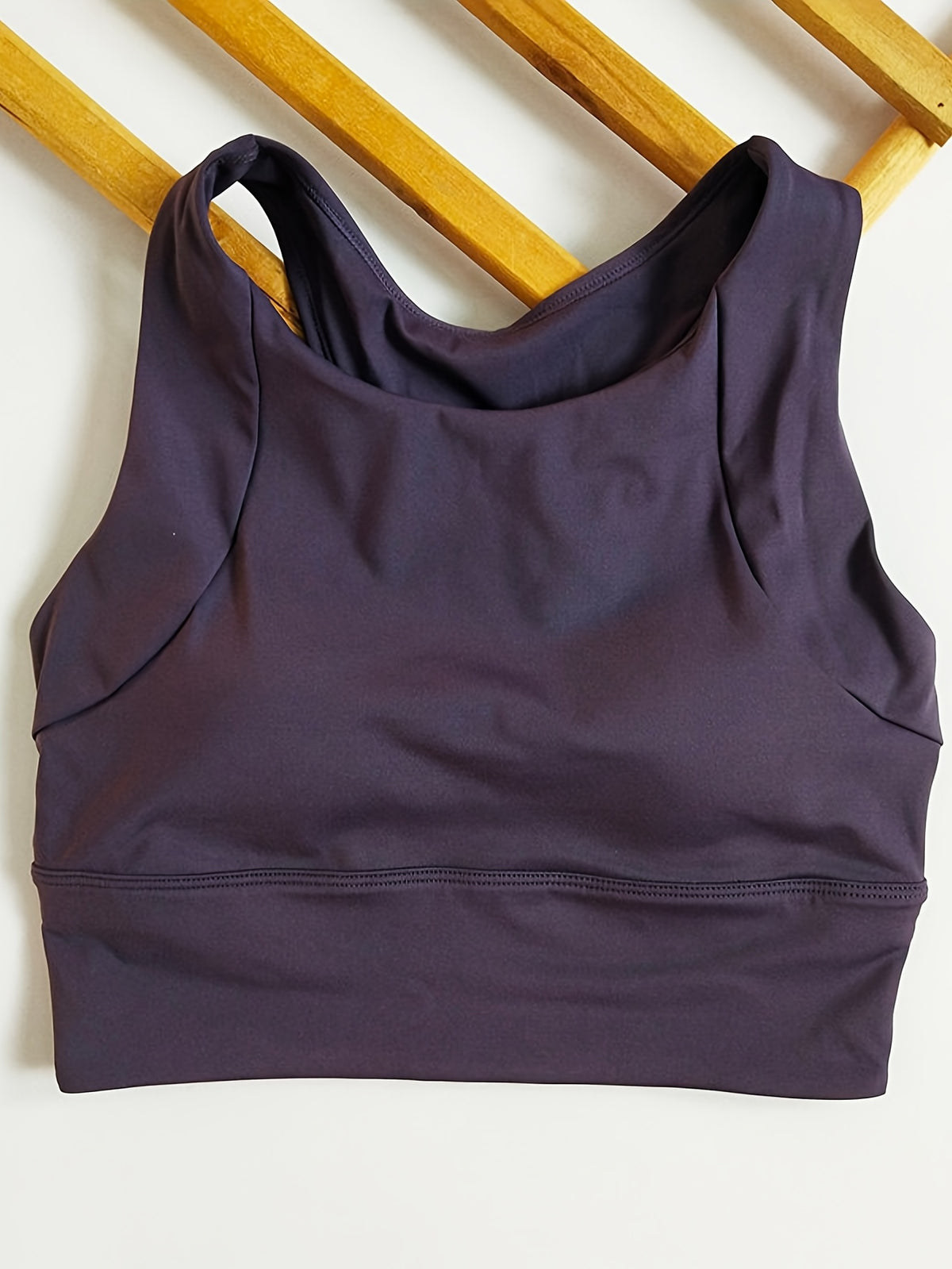 Seamless Yoga Bra Vest Top - Purple