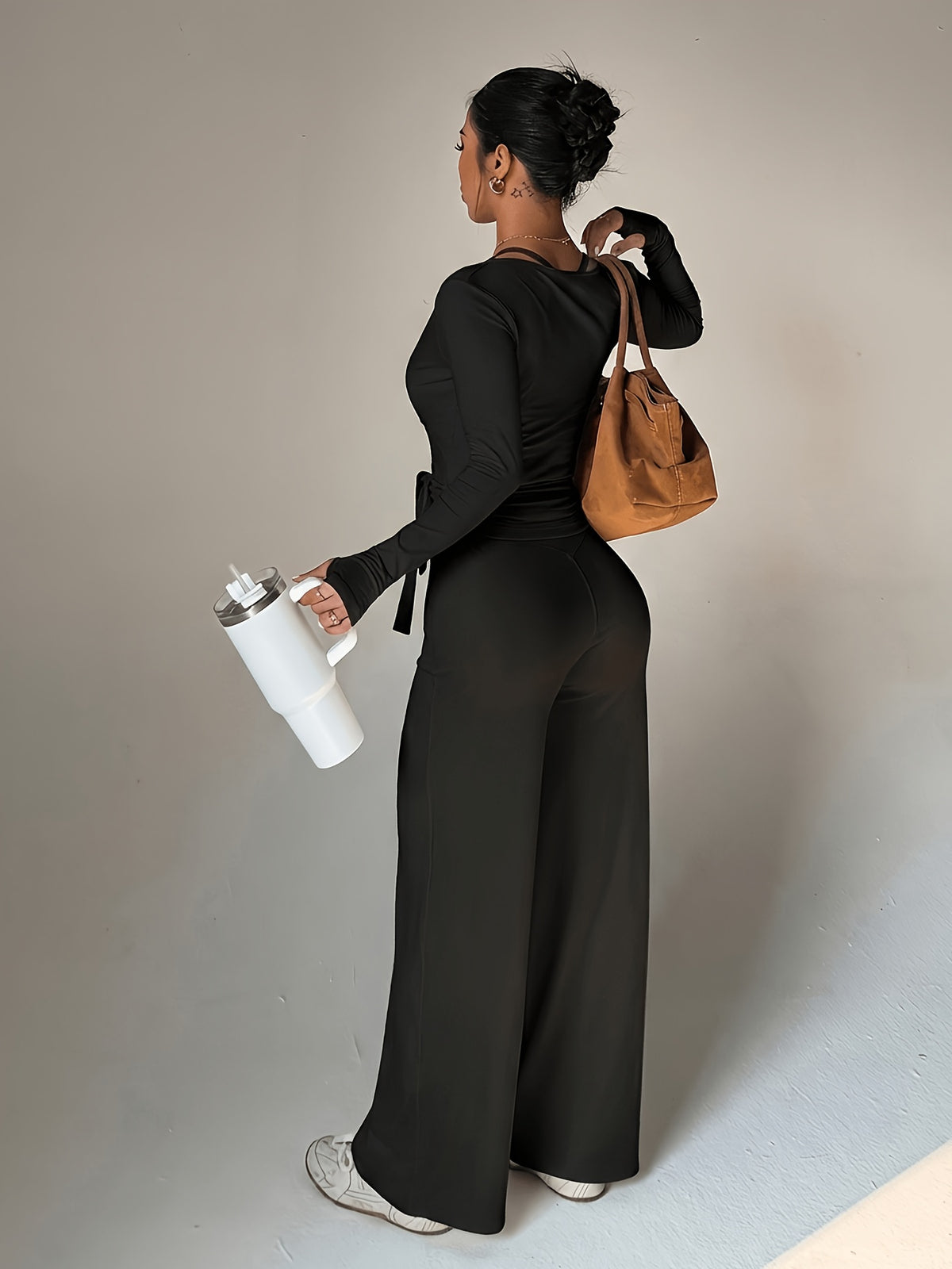 Long Sleeve Fitted Top & Leggings Set