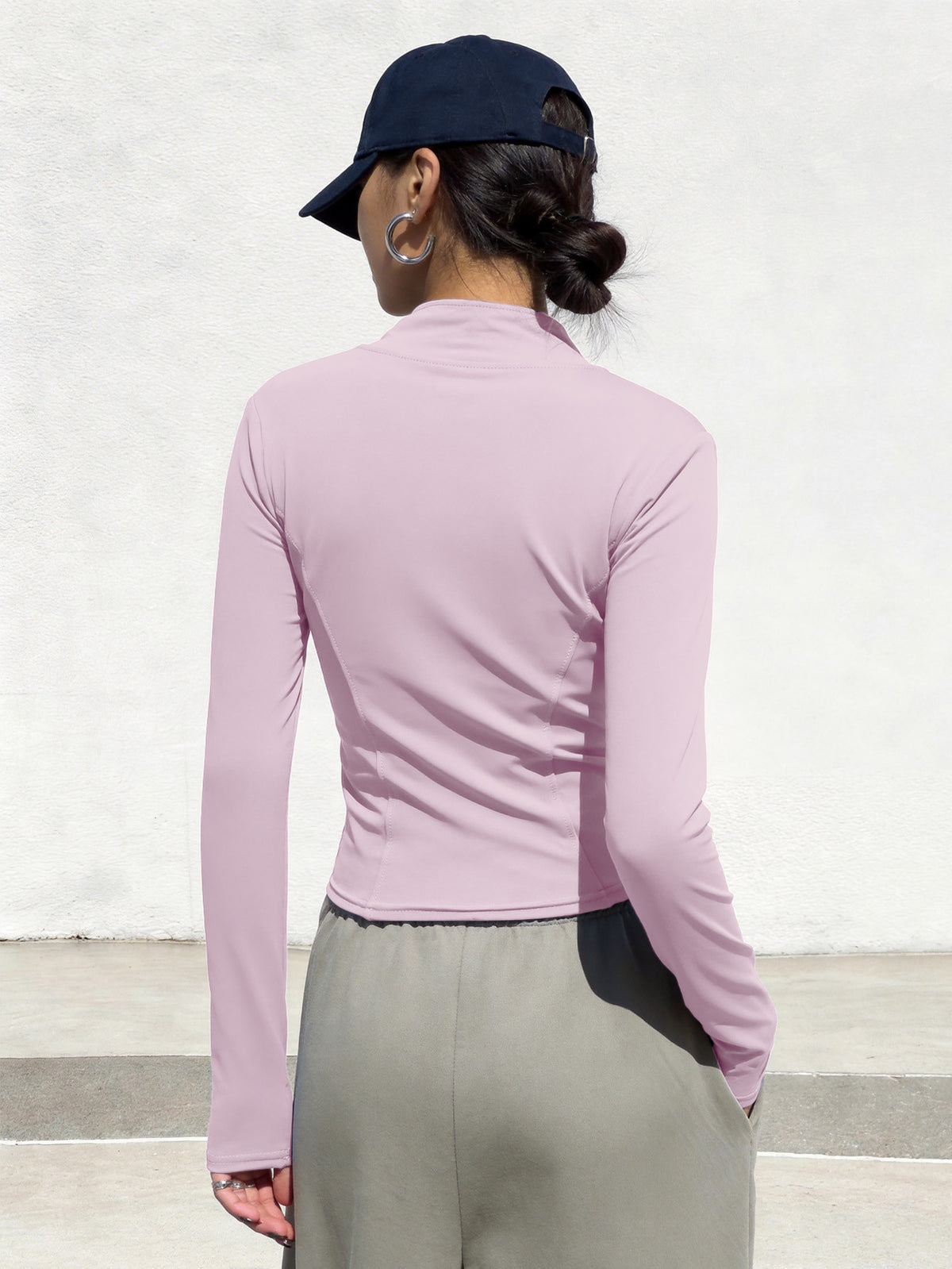 3 Pack Stand Collar Zip Jackets - Coffee, Yellow & Pink