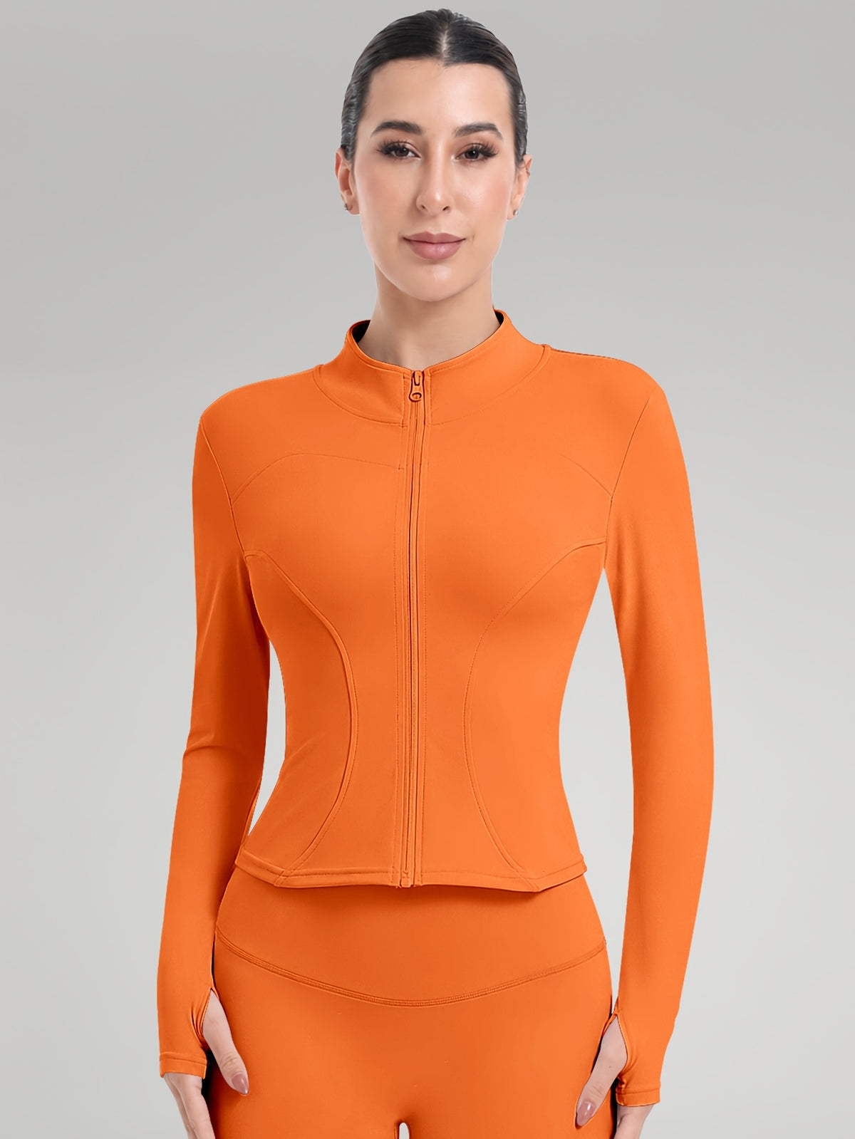 2 Pack Thumbhole Zip Jackets - Yellow & Orange