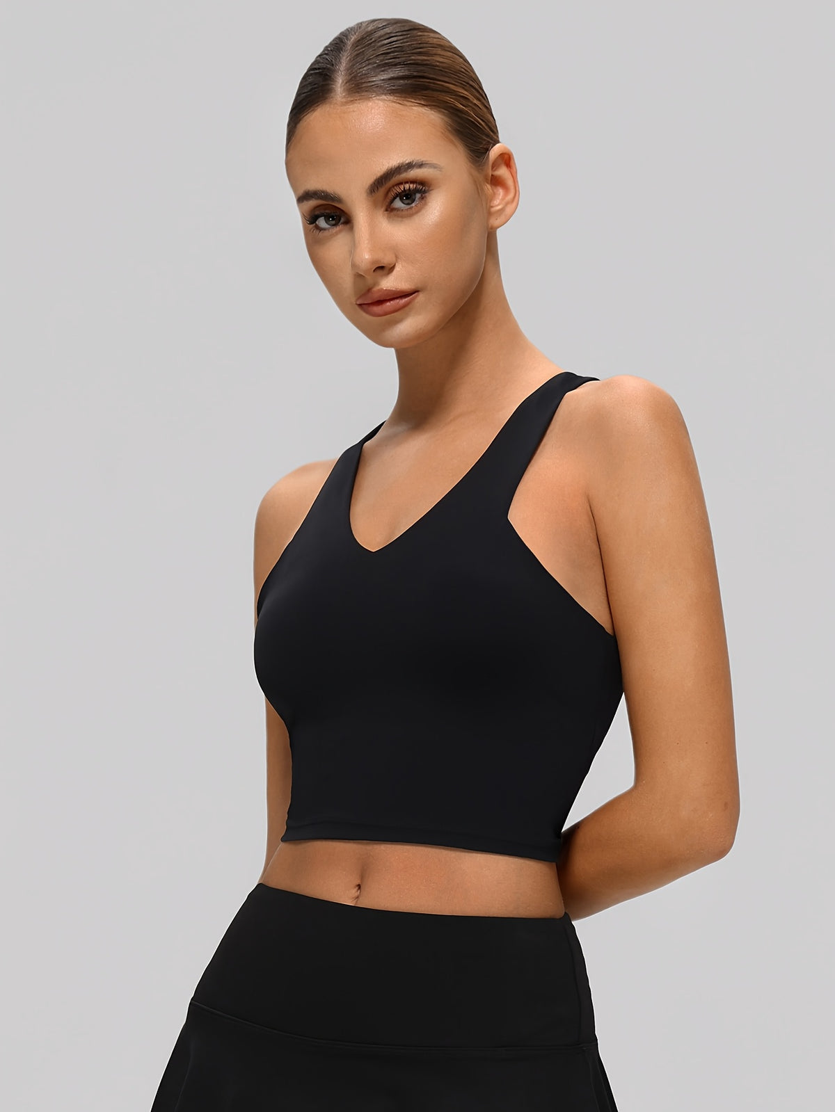 Camisole Sports Tank - Black