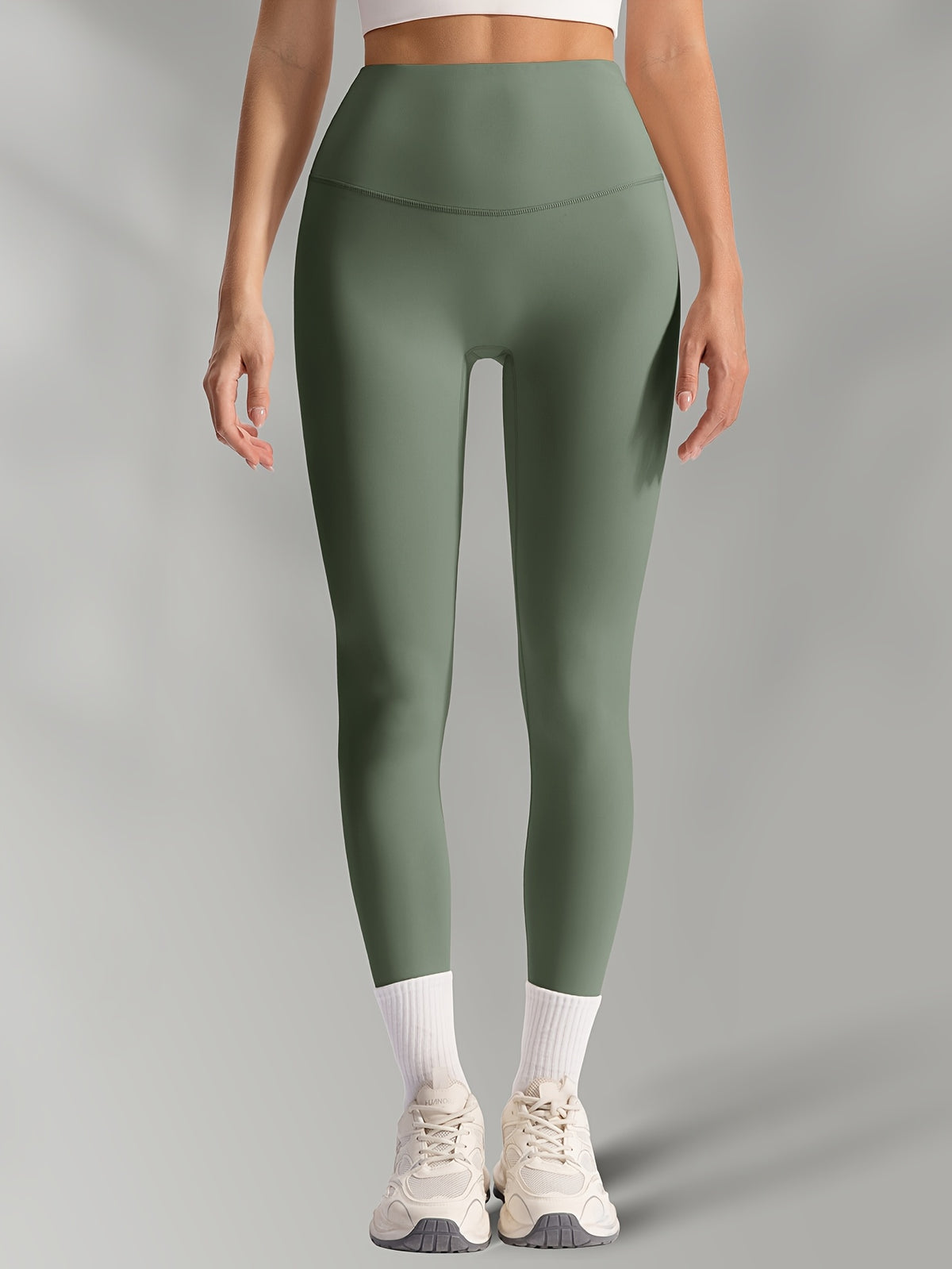 Buttery Soft High Waist Leggings - Sage Green