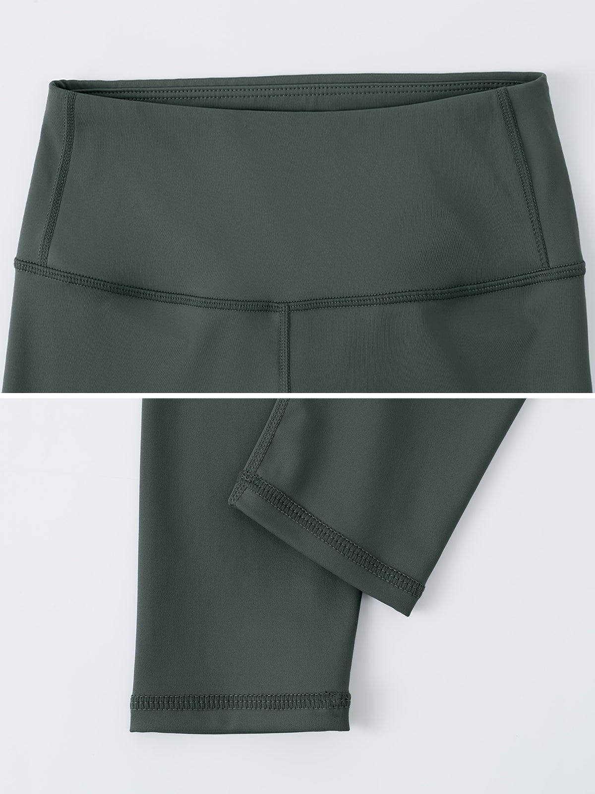 High Waist Sculpt Yoga Pants - Olive Green