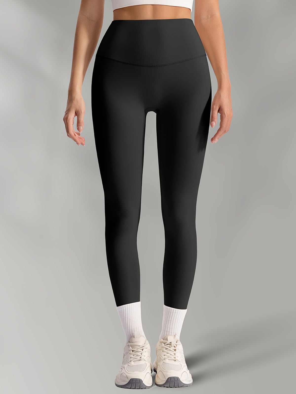Buttery Soft High Waist Leggings - Black
